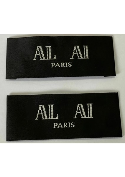 1 Numara Yeni Fashioeces Al Aı Siyah Giyim Etiketleri Palto Ceket Etiketi Ceket Yaka Etiketi Dokuma Etiket Dekorasyonu (Yurt Dışından)