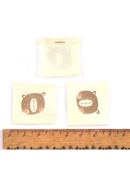 No.1 Tarzı Bej Giyim Etiketleri Karikatür Baskı Pamuklu Dokuma Etiketleri Giysi Çantaları Dıy Dikiş Aksesuarları Ayakkabı Çantaları Etiketi (Yurt Dışından) modelleri