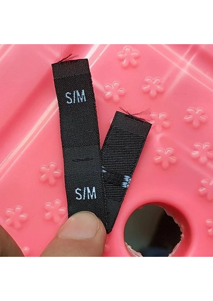 Xs-S Stili Siyahbeyaz Şam Polyester Kumaş Çift Boyutlu Etiket Giyim Etiketleri Xsxlxl 3xl+ (Yurt Dışından)