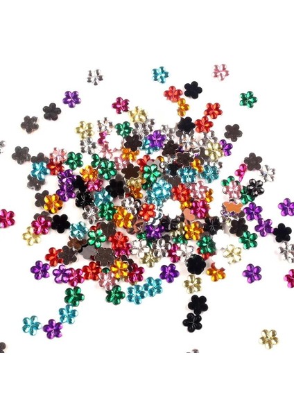 Donuk Stil Karışık Akrilik Çiçek Dekorasyon El Sanatları Cabochon Scrapbooking Bezemeler Flatback Nail Art Konfeksiyon Boncuk Dıy (Yurt Dışından)