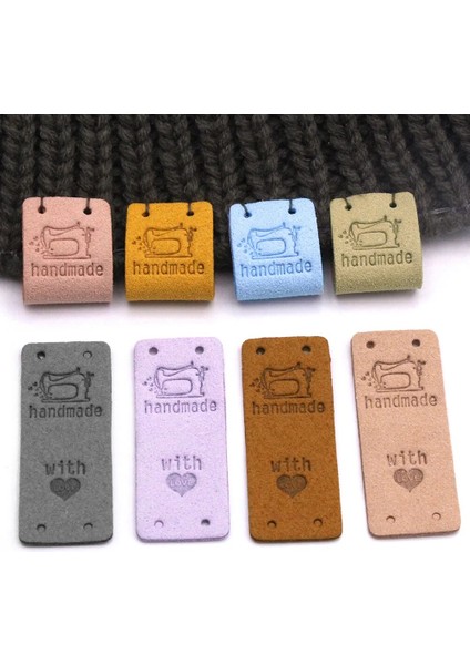 No.9 Tarzı Ewing Makinesi Deri Etiket El Yapımı Giysi Etiketleri El Yapımı Aşk Etiketleri ile Dıy Hediyeler Çanta Şapka Dikmek Aksesuarları 2*5 cm (Yurt Dışından) fiyatları