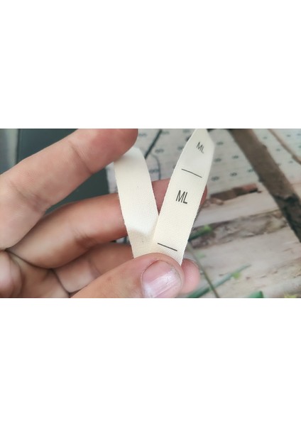 Makine Öğrenimi Stili Doğal Pamuk Boyutları Şerit Kumaş Çift Baskı Boyutu Etiketi Oft Giyim Etiketleri Xxs Xm ml Lxl Xlxl (Yurt Dışından)