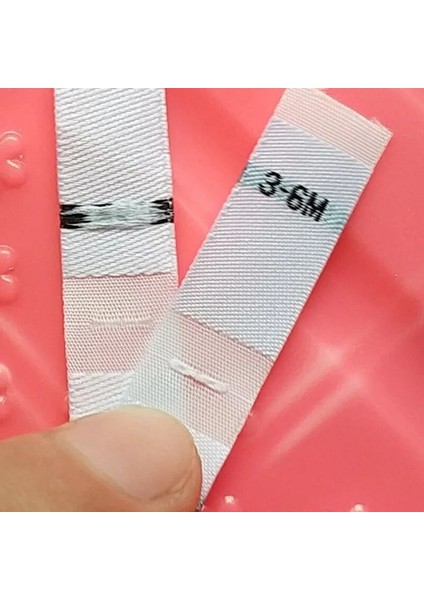 3-6m Tarzı Beyaz Polyester Kumaş Beden Etiketi Bebek Giyim Dokuma Etiketleri Nb (Yurt Dışından)