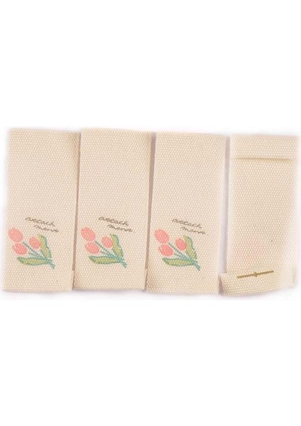No.6 Tarzı Lot 1.6x3.8cm Çiçek Bej Etiketleri Dikiş Malzemeleri Bakım Çantaları Giysi Etiketi Konfeksiyon El Yapımı Aksesuarlar Dıy Craft (Yurt Dışından)