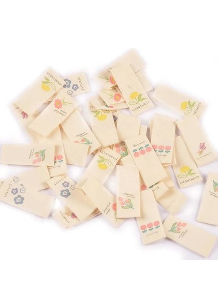 No.6 Tarzı Lot 1.6x3.8cm Çiçek Bej Etiketleri Dikiş Malzemeleri Bakım Çantaları Giysi Etiketi Konfeksiyon El Yapımı Aksesuarlar Dıy Craft (Yurt Dışından) fiyatları