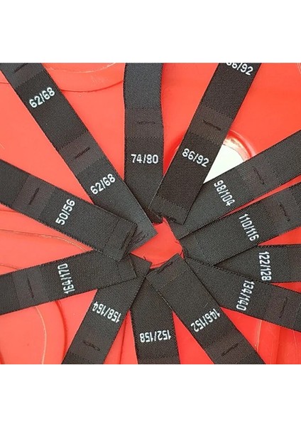 110-116 Stili Beyaz Şam Polyester Çift Boy Etiket Bebek Giyim (Yurt Dışından)