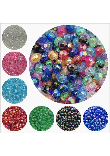 No.7 Tarzı mm Oval Şekil Faset Akrilik Spacer Boncuk Takı Yapımı Için Dıy El Yapımı Bilezik Kolye (Yurt Dışından) fiyatları