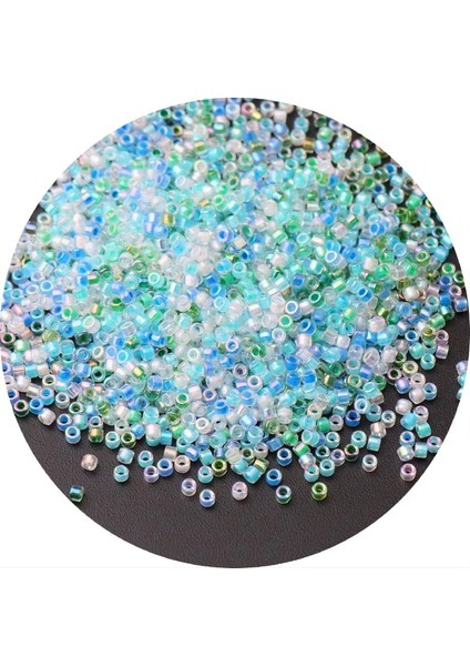 Mavi Yeşil Stili Karıştırın 2mm 720 Adet Çanta 2mm Üniforma Delica Cam Tohum Boncuk Ab Şeffaf Boyalı Renk Dıy Boncuk El Sanatları Takı Yapımı Için Aksesuarlar 10G (Yurt Dışından)