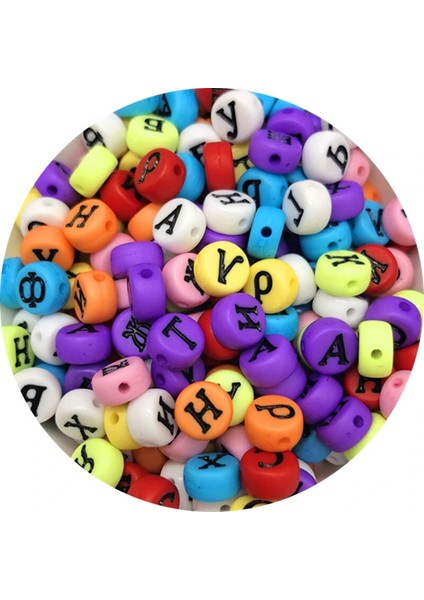 No.13 Tarzı Xed Akrilik Rus Mektup Boncuk Takı Yapımı Için Gevşek Spacer Boncuk Dıy El Yapımı Bilezik Kolye (Yurt Dışından) indirimleri