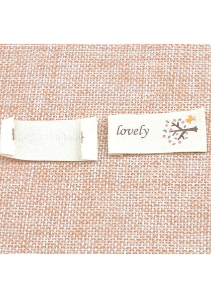 Bej Dokuma Giysi Etiketleri Bakım Etiketleri Karikatür Ağaç Dokuma Etiketleri Giysi Ayakkabı Çantaları Yıkanabilir Giysi Etiketi (Yurt Dışından) modelleri