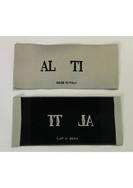 No3 Tarzı Yeni Fashioeces Al Aı Siyah Giyim Etiketleri Palto Ceket Etiketi Ceket Yaka Etiketi Dokuma Etiket Dekorasyonu (Yurt Dışından)