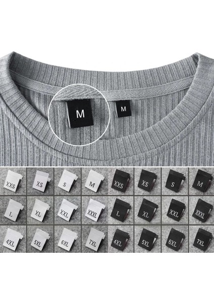 No.12 Tarzı Lothes Beden Etiketleri Katlanmış Kumaş Etiketleri Genel Dokuma Beden Markası Pratik Giysi Çantalar Için Beden Etiketleri Ayakkabı Aksesuarlar (Yurt Dışından) modelleri
