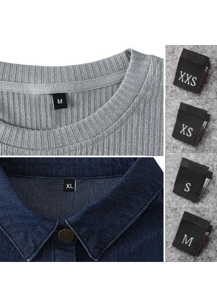 No.12 Tarzı Lothes Beden Etiketleri Katlanmış Kumaş Etiketleri Genel Dokuma Beden Markası Pratik Giysi Çantalar Için Beden Etiketleri Ayakkabı Aksesuarlar (Yurt Dışından) indirimleri