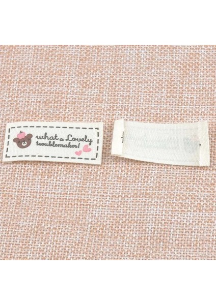 Güzel Stok Giyim Etiketi Etiketleri Bej Dokuma Giyim Için Etiketleme Etiketleri Ayakkabı Çanta Yıkanabilir Giysi Etiketleri 20X (Yurt Dışından) modelleri