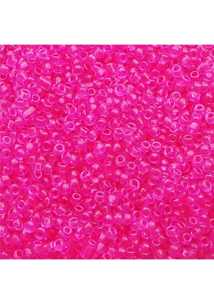 Fuşya Tarzı 20G O 3mm Donuk Cila Frost Şeffaf Çek Cam Tohum Spacer Dıy Boncuk Çocuk Giyim Dikiş Aksesuarları Yapımı Için (Yurt Dışından)