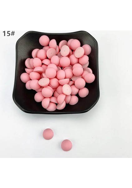 No.15 Tarzı mm Flatback Yarım Yuvarlak Plastik Abs Mat Inci Zanaat Boncuk Dıy Takı Karalama Defteri Saç Elbise Aksesuarları Için ZZ080 (Yurt Dışından)