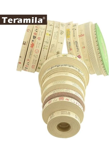 Antik Çinko Tarzı Teramila Kumaş Pamuk Etiket Şeritler El Yapımı Konfeksiyon Dıy Dikiş El Sanatları Çocuk Bezi Aksesuarları 2cm.5cm Genişlik 2mlot (Yurt Dışından) fırsatları