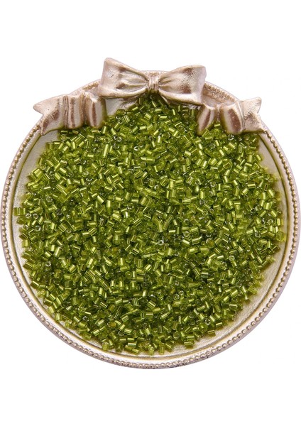 Zeytin Tarzı mm Gümüş Astarlı H-Şekil Tüp Miyuki Cam Spacer Tohum Boncuk Dıy Dikiş Yapımı Nakış Kadın Konfeksiyon Aksesuarları (Yurt Dışından)