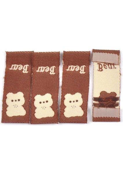 2 50 Adet Tarzı Artoon Meyve Ayı Etiketleri Nakış Kumaş Etiket Dikiş Giysileri Dıy Bayrak Giyim Etiketi El Yapımı El Sanatları Aksesuar (Yurt Dışından) indirimleri