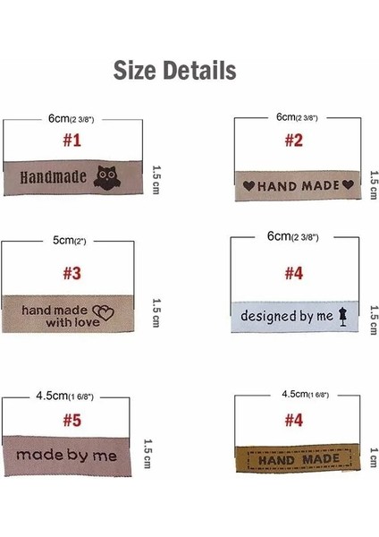 No.12 Tarzı Terylene Dokuma Baskılı Etiketler Dikdörtgen Grimsi Baykuş Desen "el Yapımı" Dıy Scrapbooking El Sanatları Ev Aletleri Için (Yurt Dışından) fırsatları