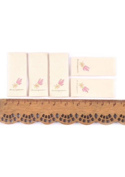 No.2 Tarzı Çiçek Baskılı Yıkanabilir Brige Etiketleri Dikiş Aksesuarları Bakım Çantaları Giysi Etiketi El Yapımı El Sanatları Malzemeleri 1.6x3.8cm (Yurt Dışından)