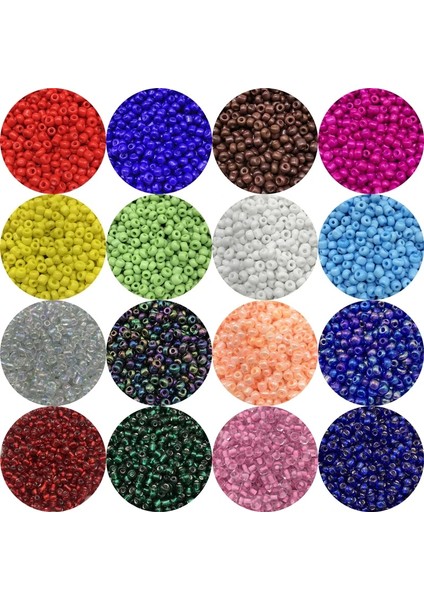 No.45 Tarzı Lot 4mm Charm Çek Cam Tohum Boncuk Dıy Bilezik Kolye Spacer Boncuk Takı Yapımı Için Dıy Küpe Kolye (Yurt Dışından)