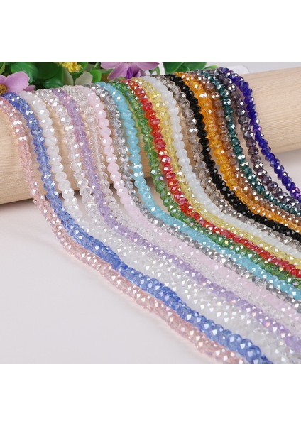 Menekşe Tarzı Yeni mm Rondelle Avusturya Yönlü Kristal Cam Boncuk Takı Yapımı Için Gevşek Spacer Boncuk Charms Craft Boncuk Aksesuarları (Yurt Dışından) fiyatları