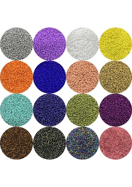 38 Numara Lot 2mm Charm Çek Cam Tohum Boncuk Dıy Bilezik Kolye Spacer Boncuk Takı Yapımı Için Dıy Küpe Kolye (Yurt Dışından)