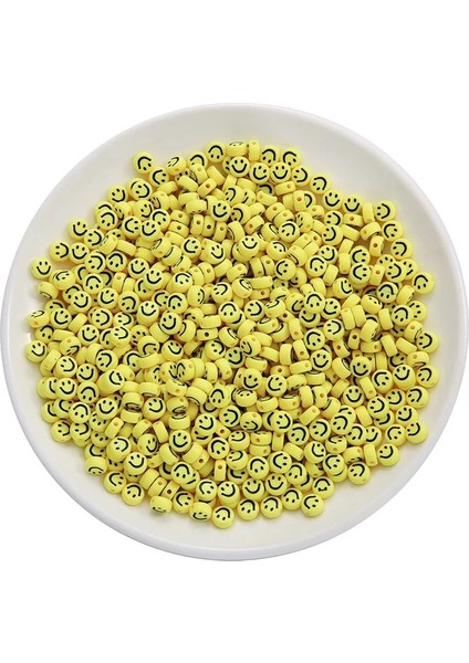 No.2 Tarzı Akrilik Mutlu Yüz Spacer Boncuk 4*7mm Gülen Yüz Boncuk Dıy El Yapımı Takı Bilezik Küpe Kolye Craft Yapımı Için (Yurt Dışından)