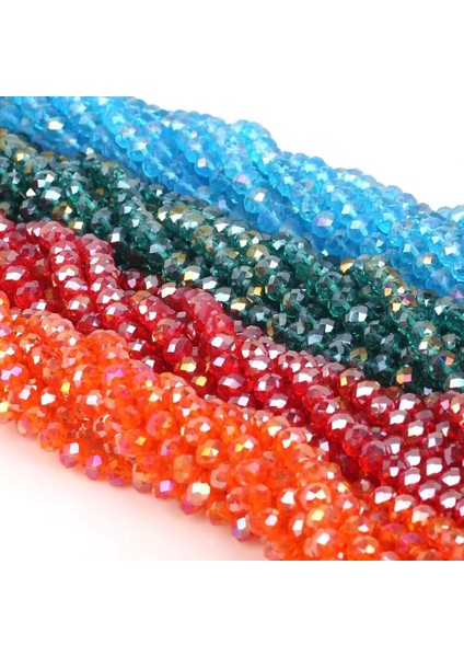 Mor Tarzı Yeni mm Rondelle Avusturya Yönlü Kristal Cam Boncuk Takı Yapımı Için Gevşek Spacer Boncuk Charms Craft Boncuk Aksesuarları (Yurt Dışından) fırsatları