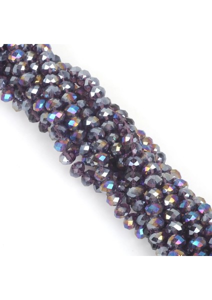 Menekşe Ab Stili Yeni mm Rondelle Avusturya Yönlü Kristal Cam Boncuk Takı Yapımı Için Gevşek Spacer Boncuk Charms Craft Boncuk Aksesuarları (Yurt Dışından)