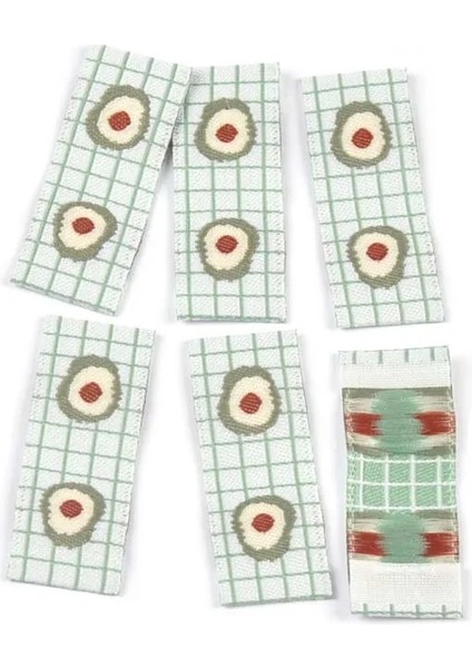 4 50 Adet Tarzı Lot Karikatür Meyve Etiketleri Nakış Kumaş Etiket Dikiş Giysileri Dıy Bayrak Giyim Etiketi El Yapımı El Sanatları Aksesuarı (Yurt Dışından)