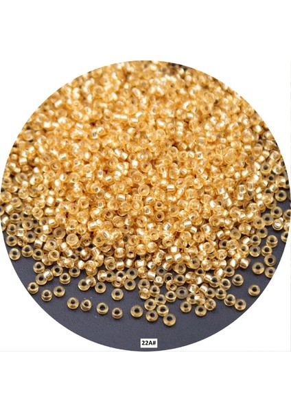 RR22A Altın Stili 1.5mm Yuvarlak Gümüş Kaplı Cam Pirinç Boncuklar Japa Yuvarlak Spacer Tohum Boncuk Dıy Takı Craft Yapımı Için Çapraz Nakış Aksesuarları (Yurt Dışından)