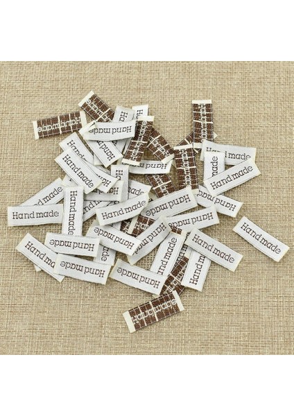 Lassic El Yapımı Dokuma Yıkanabilir Giysi Etiketi Dıy Zanaat Dikiş Kadın Çanta Şapka Ayakkabı Etiketleri Aksesuarları (Yurt Dışından)