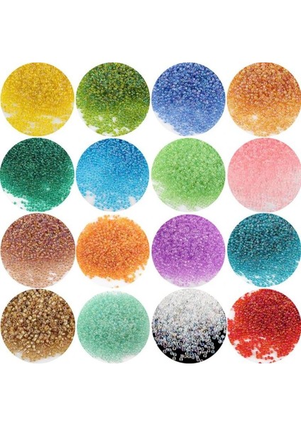 No.10 Tarzı Adet Delikli Kristal Cam Darı Renkli Mini Gevşek Boncuklu Dıy Çapraz Dikiş Takı Aksesuarları (Yurt Dışından) fiyatları