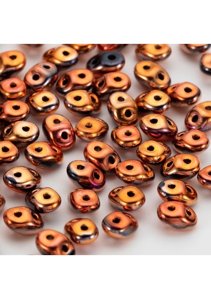 SD037 Stili Boncuk Çek Boncuklar Cam Düzensiz Perles Tohum Boncuklar Çift Delikli Dumanlı Renk 3gram Хрустальные Бусины Des Billes De Verre (Yurt Dışından)