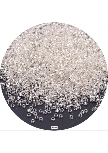 RR21A Gümüş Stili 1.5mm Yuvarlak Gümüş Kaplı Cam Pirinç Boncuklar Japa Yuvarlak Spacer Tohum Boncuk Dıy Takı Craft Yapımı Için Çapraz Nakış Aksesuarları (Yurt Dışından)