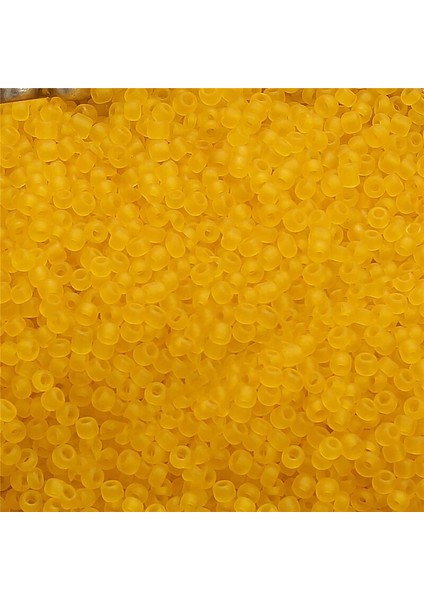 Sarı Stil 20G O 3mm Donuk Cila Frost Şeffaf Çek Cam Tohum Spacer Dıy Boncuk Çocuk Giyim Dikiş Aksesuarları Yapımı Için (Yurt Dışından)