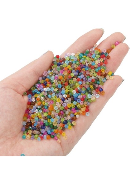 Sarı Stil 20G O 3mm Donuk Cila Frost Şeffaf Çek Cam Tohum Spacer Dıy Boncuk Çocuk Giyim Dikiş Aksesuarları Yapımı Için (Yurt Dışından) indirimleri