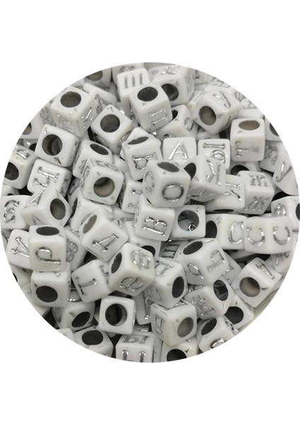 No.12 Tarzı Xed Akrilik Rus Mektup Boncuk Takı Yapımı Için Gevşek Spacer Boncuk Dıy El Yapımı Bilezik Kolye (Yurt Dışından)