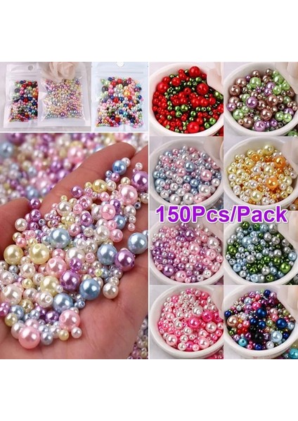 21 Platinşampanya Stili Ack Renkli Inci Boncuk Mix Boyut mm Gevşek Spacer Yuvarlak Boncuk Craft Dıy Takı Yapımı Için Delikli (Yurt Dışından) fiyatları