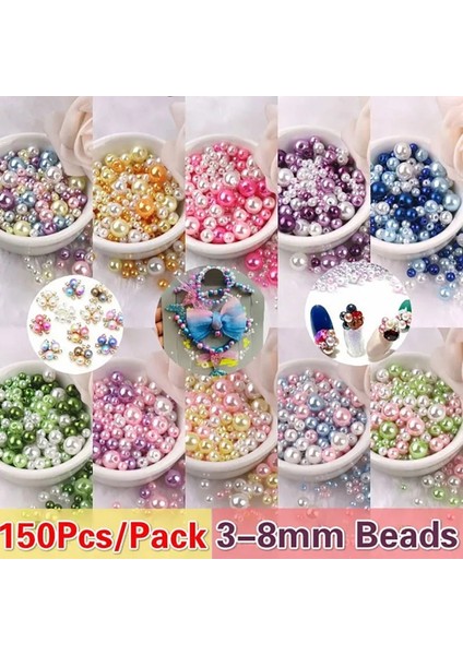 21 Platinşampanya Stili Ack Renkli Inci Boncuk Mix Boyut mm Gevşek Spacer Yuvarlak Boncuk Craft Dıy Takı Yapımı Için Delikli (Yurt Dışından) modelleri