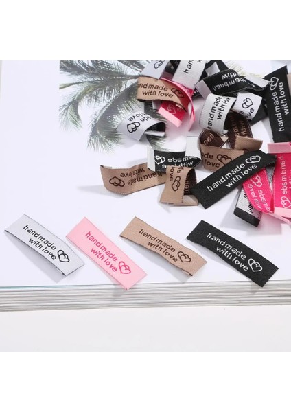 Beyaz Stil El Yapımı Etiketler Nakış Baskılı Etiketler Giysi Bayrak Etiketi Konfeksiyon Etiketi Dıy Etiketleri Zanaat Dikiş Aksesuarları (Yurt Dışından) indirimleri