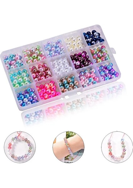 Kombinasyon 2 Stili 10MM-300 Adet Pcbox Karışık Renkler Yuvarlak Inciler El Sanatları Inci Boncuk Boncuklar Takı Yapımı Için Aksesuarlar B3636 (Yurt Dışından) fırsatları