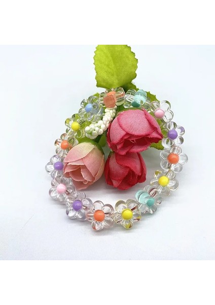 No.57 Tarzı Yeni Adet Şeffaf Iç Renk Akrilik Çiçek Boncuk Takı Yapımı Için Gevşek Spacer Boncuk Dıy Giyim Aksesuarları (Yurt Dışından) indirimleri