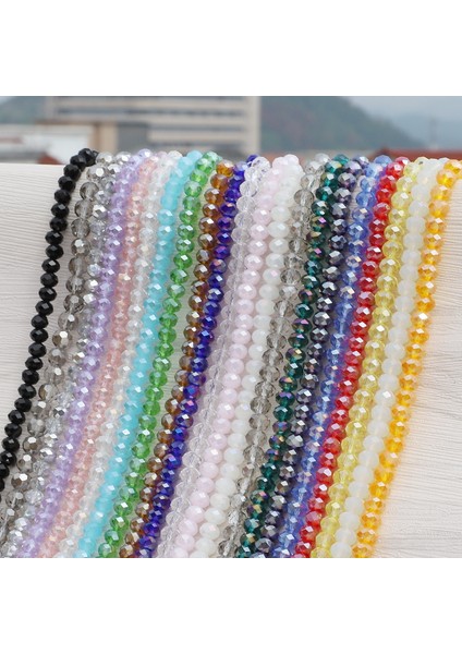 Bebek Pembe Tarzı Yeni mm Rondelle Avusturya Yönlü Kristal Cam Boncuk Takı Yapımı Için Gevşek Spacer Boncuk Charms Craft Boncuk Aksesuarları (Yurt Dışından) indirimleri