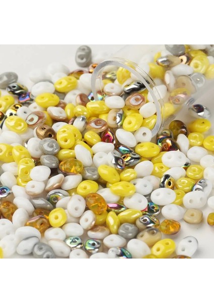 SDMIX04 Stili 5 Gram Taidian Superduo 2*5mm Perles Cezch Cam Boncuk Cuentas De Vidrio Checas Made Bileklik Cyber ​​style Gramlot (Yurt Dışından)