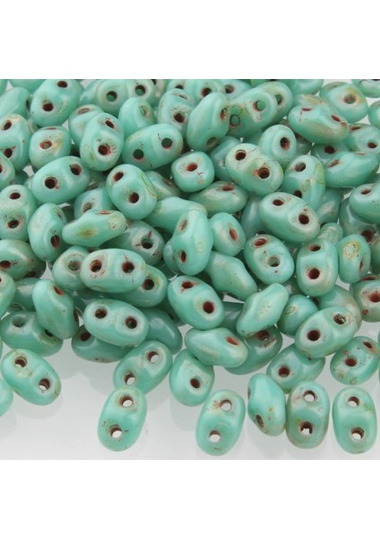 D038 Stili Чешскиебусины Miniduo 2*4mm Mat Metalik Altın 3grambag 2 Delikli Изготовление Ювелирных Изделий El Yapımı Parti Elbise Dıy Küpe (Yurt Dışından)