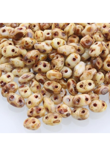 D038 Stili Чешскиебусины Miniduo 2*4mm Mat Metalik Altın 3grambag 2 Delikli Изготовление Ювелирных Изделий El Yapımı Parti Elbise Dıy Küpe (Yurt Dışından) fırsatları