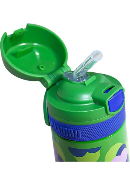 Çocuk 350 ml Pipetli Matara Paslanmaz Çelik Termos Bpa Içermez fırsatları
